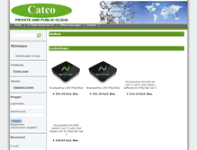Tablet Screenshot of catco.be